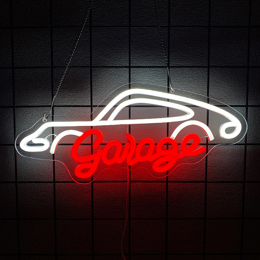 Auto Repair Shop Signs - Garage Neon Sign For Wall Decor,Led