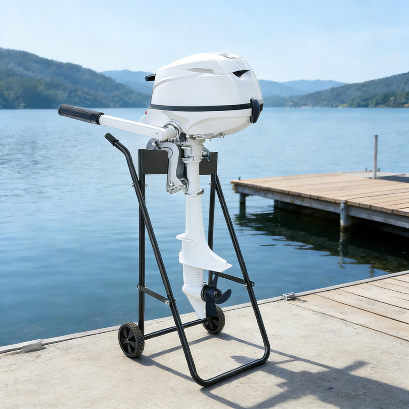 Outboard Motor Stand, Foldable - Engine Stand Heavy Duty บทวิจารณ์และราคา