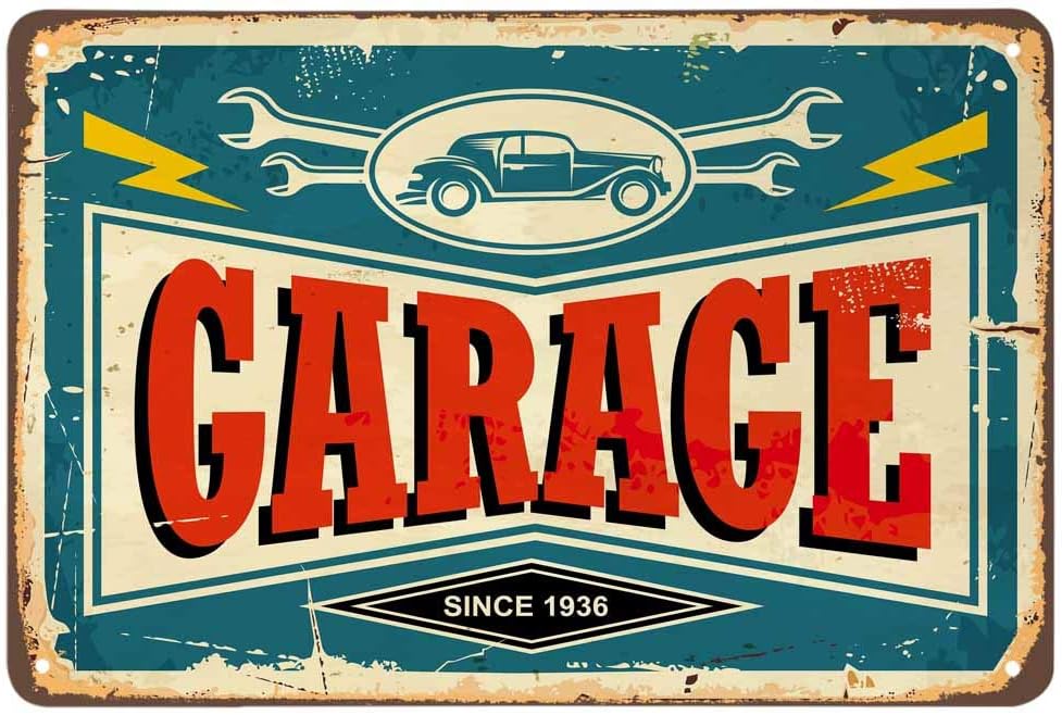 AOYEGO Garage Tin Sign,Auto Ca - Auto Repair Shop Signs บทวิจารณ์และราคา