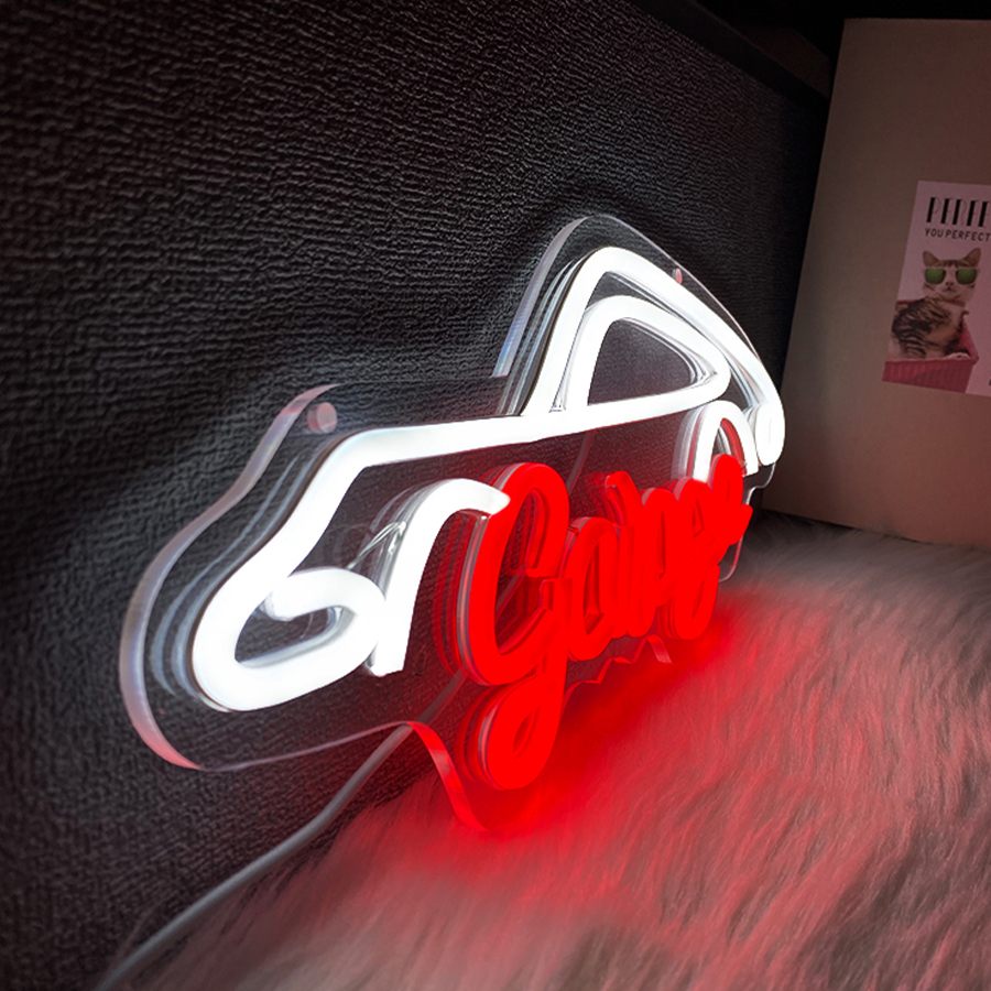 Garage Neon Sign For Wall Deco - Auto Repair Shop Signs บทวิจารณ์และราคา