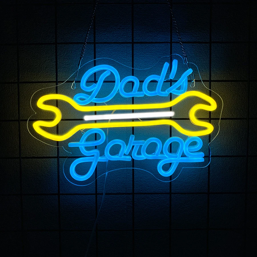 Light Up Sign For Man Cave,Aut - Auto Repair Shop Signs บทวิจารณ์และราคา
