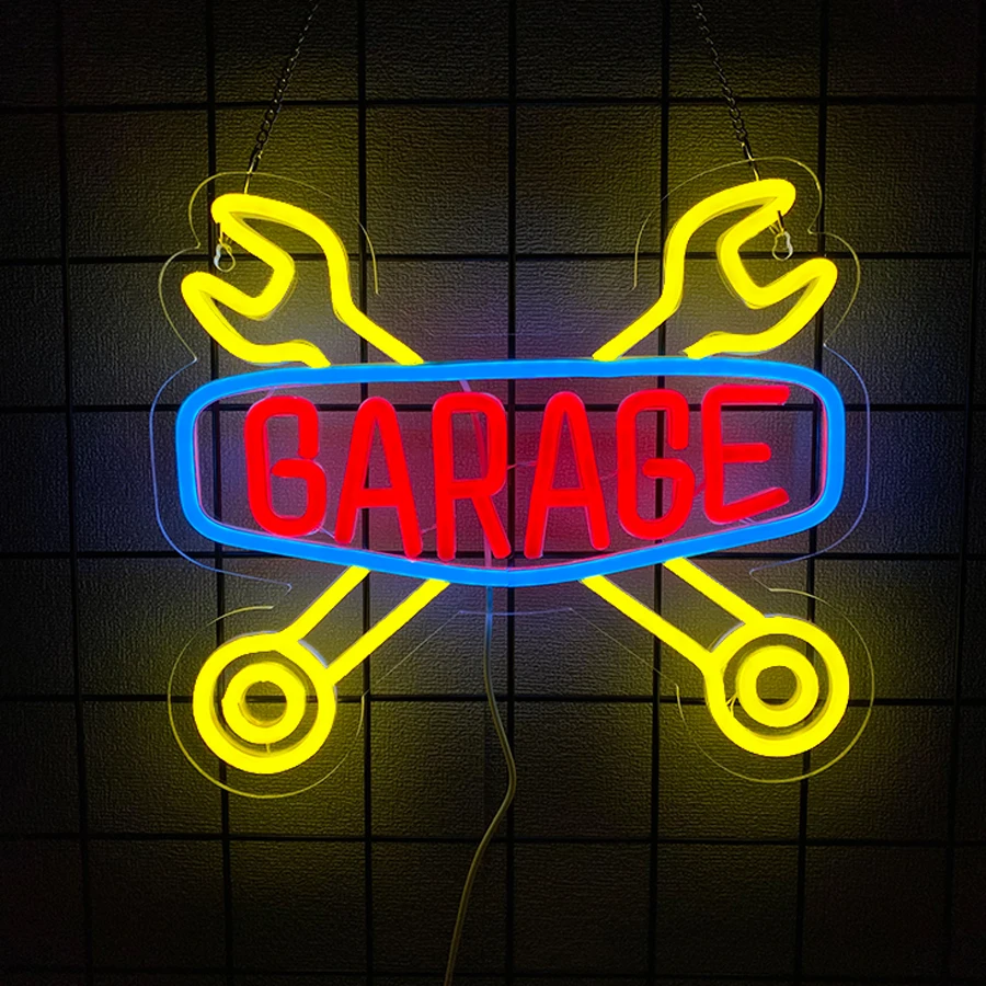 Light Up Sign For Man Cave,Aut - Auto Repair Shop Signs บทวิจารณ์และราคา