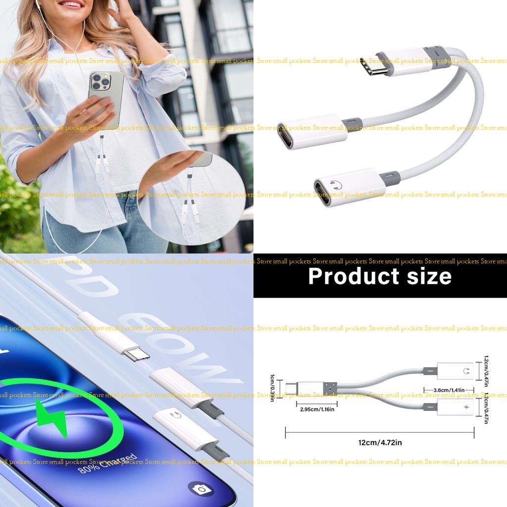 R1WD Two Port Type C Adapters  - Transmission Jack Adapter บทวิจารณ์และราคา