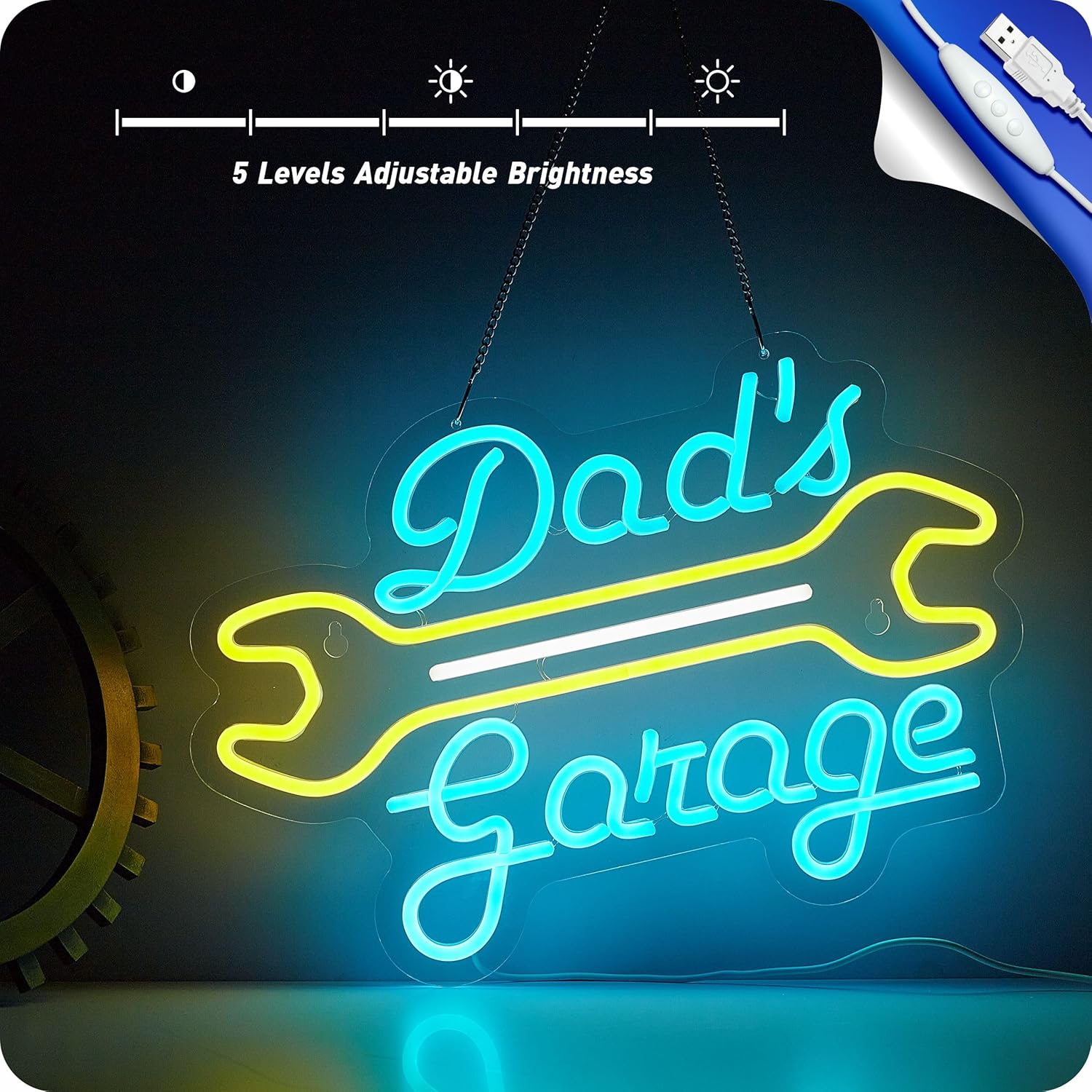 Garage Neon Sign for Wall Deco - Auto Repair Shop Signs บทวิจารณ์และราคา