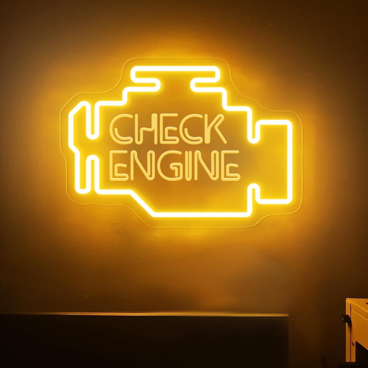 Check Engine Neon Sign Car LED - Auto Repair Shop Signs บทวิจารณ์และราคา
