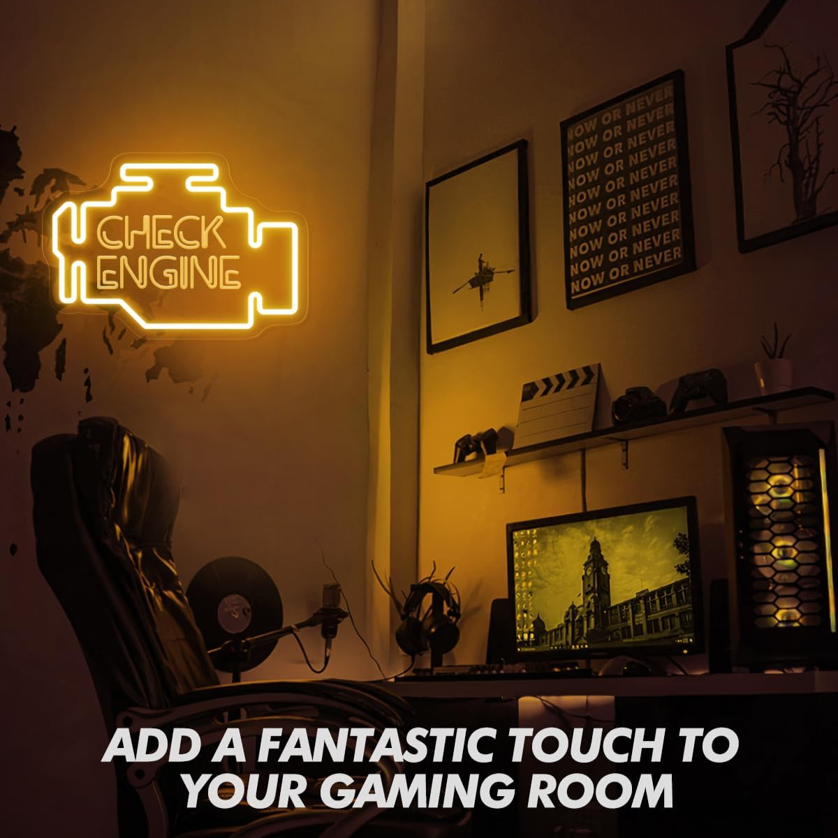 Check Engine Neon Sign Car LED - Auto Repair Shop Signs บทวิจารณ์และราคา
